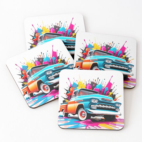 Item preview, Flashy chevy Apache classic vintage pickup truck 1959 designed and sold by Martymcflay.