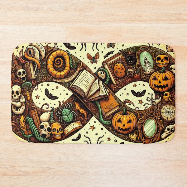 Item preview, Spooky Halloween Pattern - Embrace the Haunting Aesthetic designed and sold by The-Library.