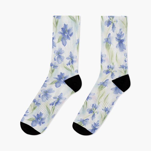 Item preview, Blue Bells - Amazing Watercolor Floral Pattern designed and sold by Victoria Riabov.