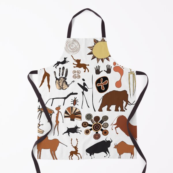 Item preview, Cave paintings - figures, animals and symbols designed and sold by siloto.