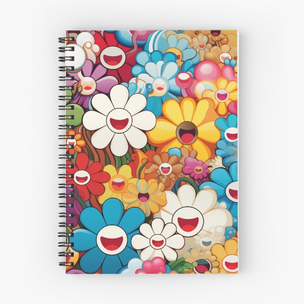 Item preview, Happy Smiling Colorful Flower Wave Pattern designed and sold by ToonBrunnette.