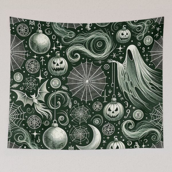 Item preview, Spooky Halloween Pattern - Embrace the Haunting designed and sold by The-Library.