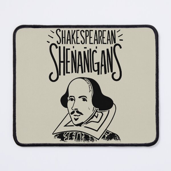Item preview, Shakespearean Shenanigans Black Version - Funny Theater Quotes designed and sold by CoffeeJoeMugs.