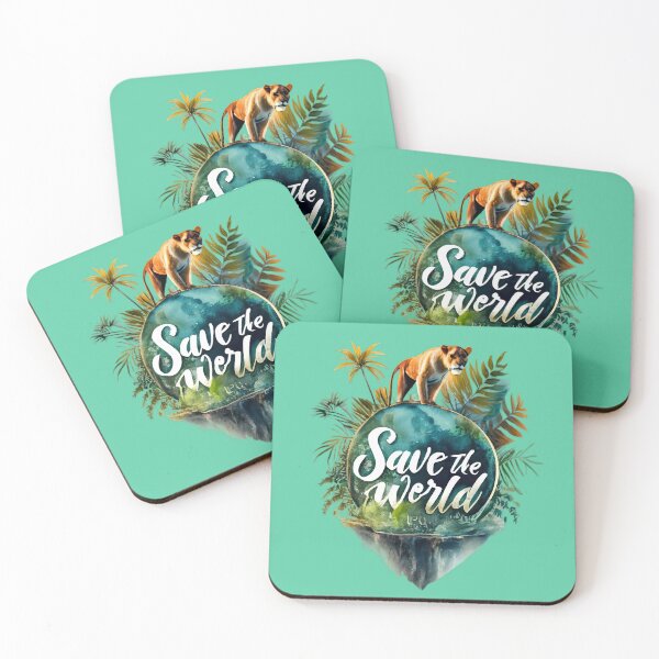 Item preview, Protect Endangered Wildlife - Save Our Planet Art designed and sold by Emaga Digital Studio.