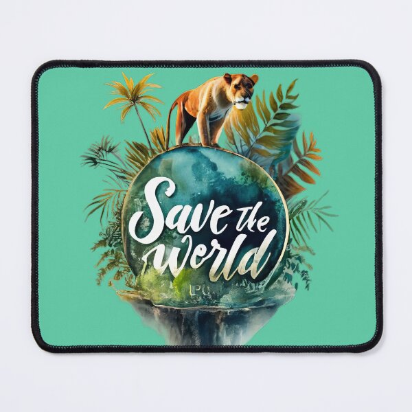 Item preview, Protect Endangered Wildlife - Save Our Planet Art designed and sold by Emaga Digital Studio.