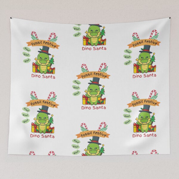 Item preview, Christmas Dino Santa Fossil Festive designed and sold by richmonkey.