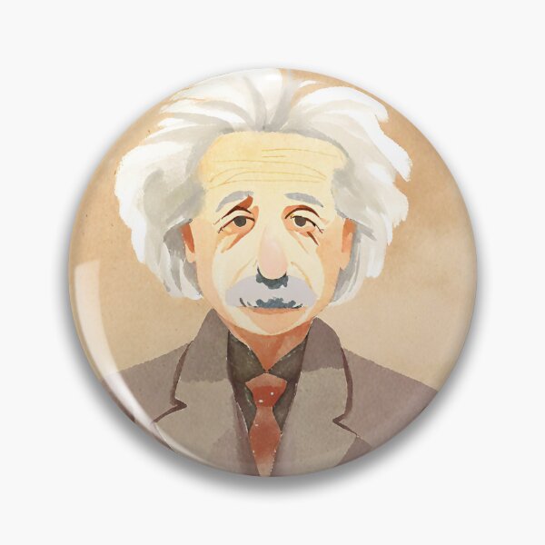 Item preview, Albert Einstein, watercolour-style portrait designed and sold by JohntumPhysics.