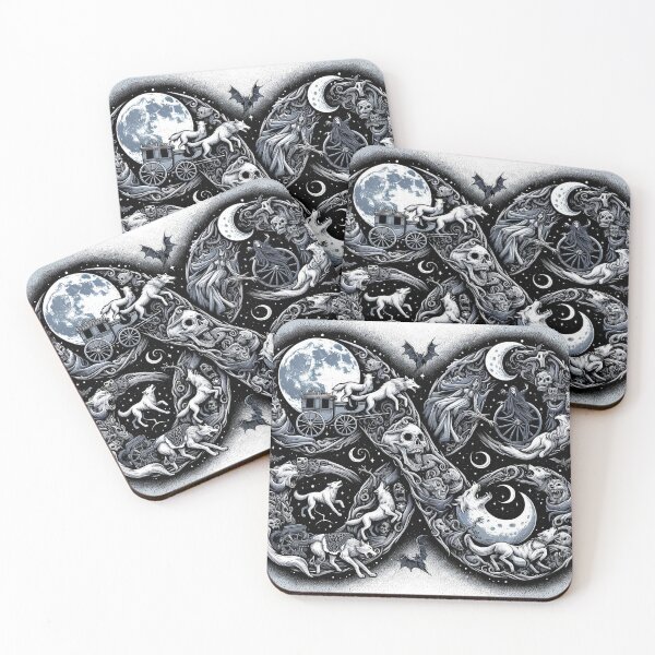Item preview, Spooky Halloween Pattern - Embrace the Eerie designed and sold by The-Library.