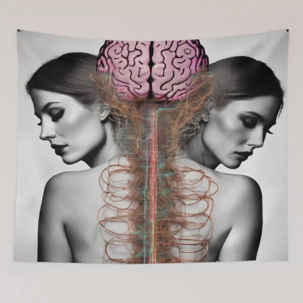 Item preview, Brain To Cyborg Connections designed and sold by KoliBabb.