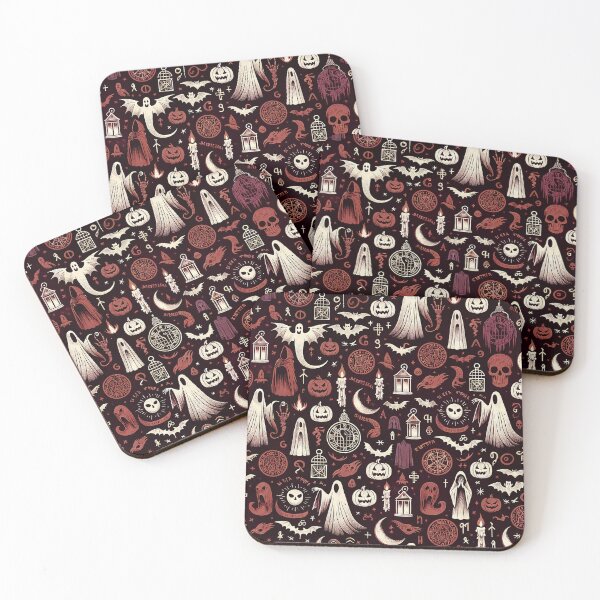 Item preview, Spooky Halloween Pattern - Evoke the Haunting designed and sold by The-Library.