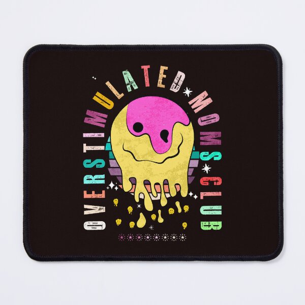 Item preview, Overstimulated Moms Club Funny Saying Women Groovy Mothers  designed and sold by AJ DESIGN.