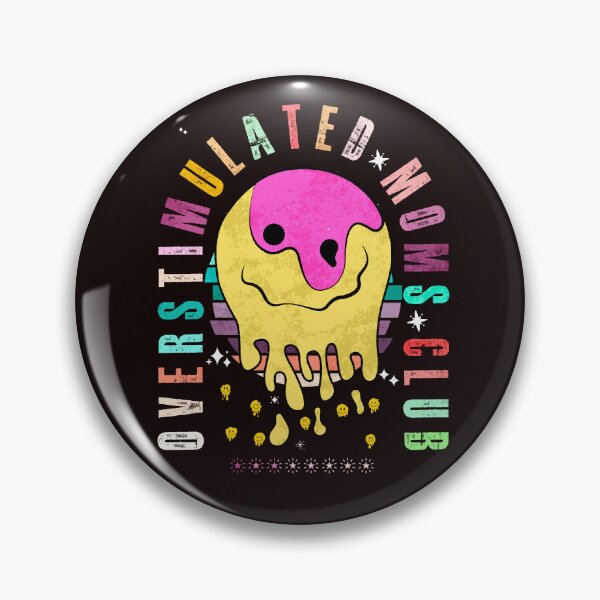 Item preview, Overstimulated Moms Club Funny Saying Women Groovy Mothers  designed and sold by AJ DESIGN.