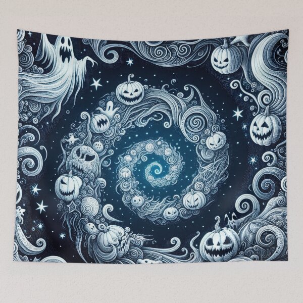 Item preview, Spooky Halloween Pattern - Embrace the Eerie designed and sold by The-Library.