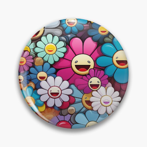 Item preview, Happy Colorful Flower Wave Pattern designed and sold by ToonBrunnette.