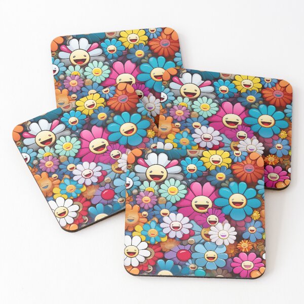 Item preview, Happy Colorful Flower Wave Pattern designed and sold by ToonBrunnette.
