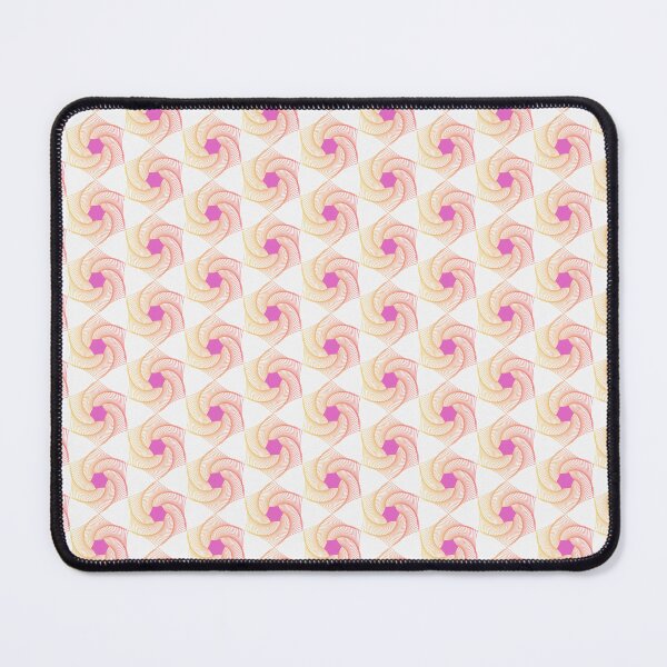 Item preview, Hexagon gold red pink pattern designed and sold by santoshputhran.