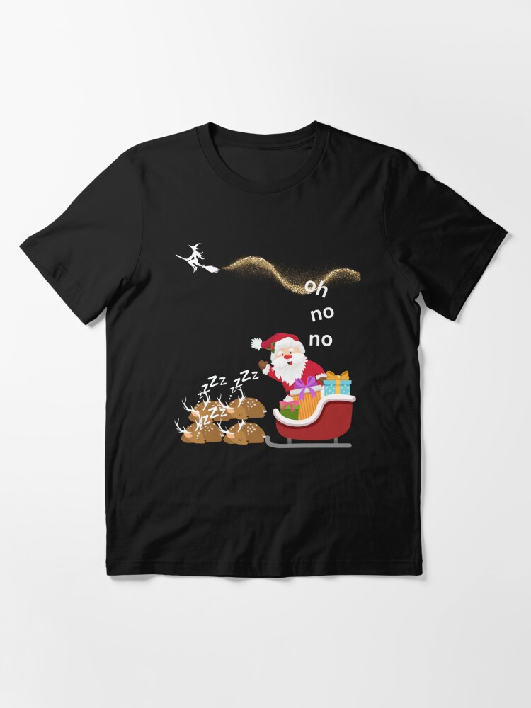 Disover Santa i did it for ho no no christmas funny Essential T-Shirt