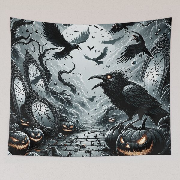 Item preview, Spooky Halloween Pattern - Eerie Delights Await designed and sold by The-Library.