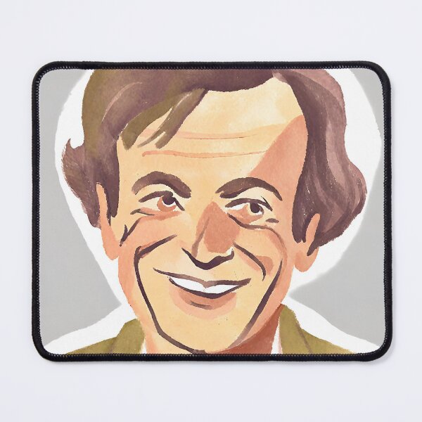Item preview, Richard Feynman, watercolour-style portrait designed and sold by JohntumPhysics.