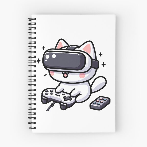 Aperçu de l'œuvre Moustaches virtuelles : l'odyssée du jeu de Kawaii Cat en VR créée et vendue par PuffPuffPrint.