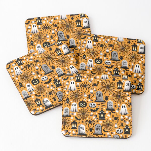 Item preview, Spooky Halloween Pattern - Eerie Delights Await designed and sold by The-Library.