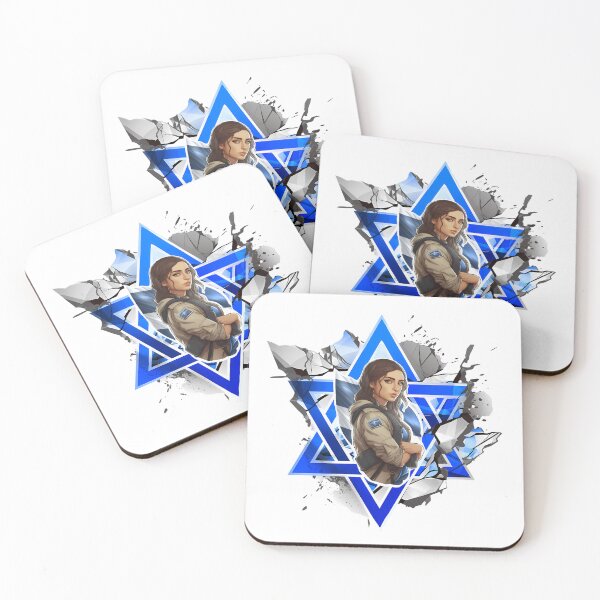 Item preview,   Israel Girl. Anime military Izrael girl I Stand With Israel. designed and sold by Anastasiia Yurevych.