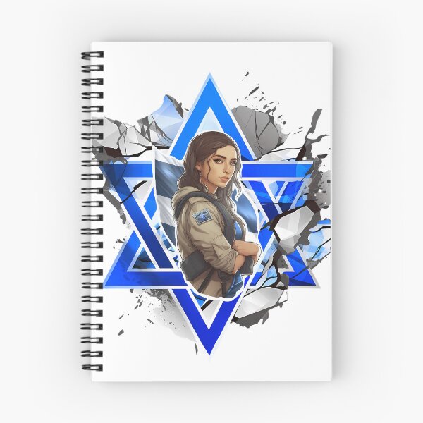 Item preview,   Israel Girl. Anime military Izrael girl I Stand With Israel. designed and sold by Anastasiia Yurevych.