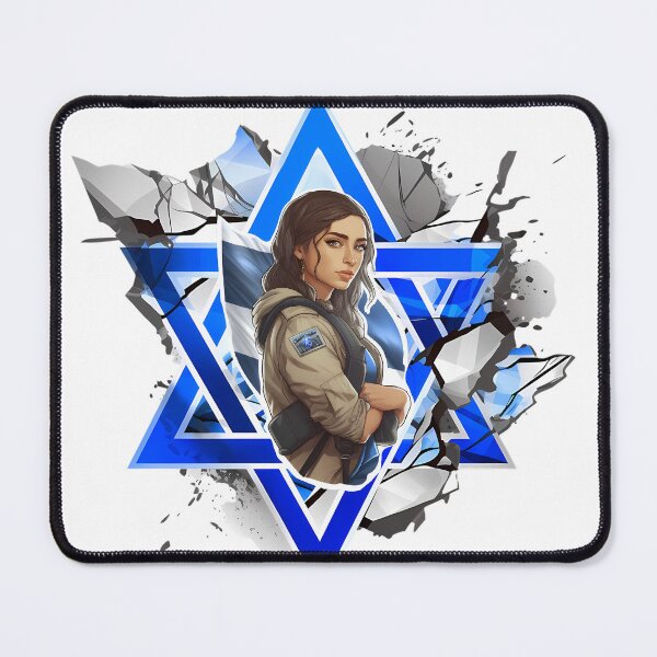 Item preview,   Israel Girl. Anime military Izrael girl I Stand With Israel. designed and sold by Anastasiia Yurevych.
