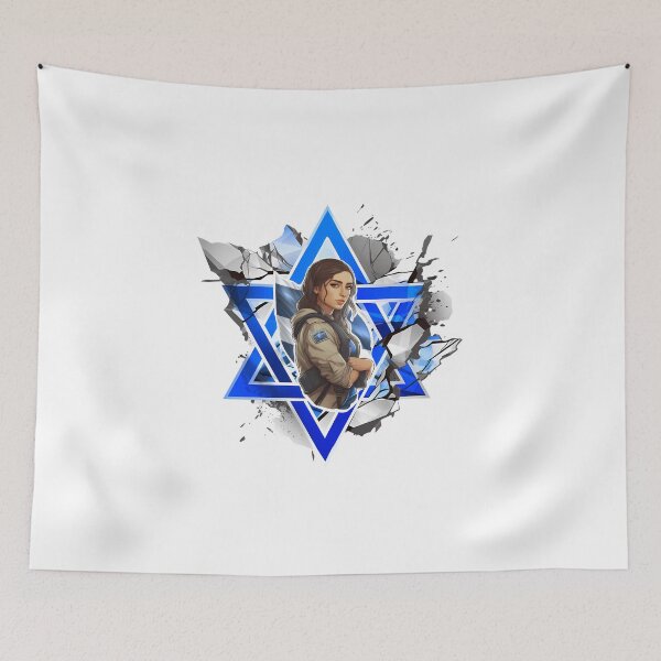 Item preview,   Israel Girl. Anime military Izrael girl I Stand With Israel. designed and sold by Anastasiia Yurevych.