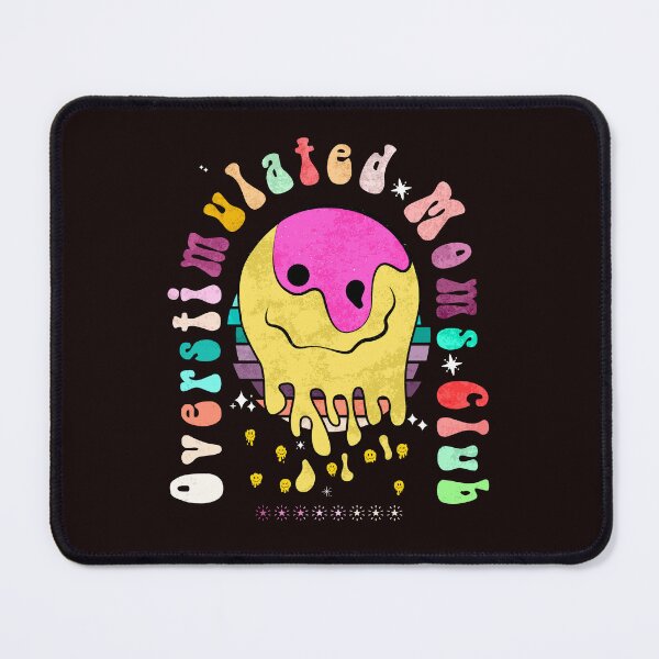 Item preview, Overstimulated Moms Club Funny Saying Women Groovy Mothers  designed and sold by AJ DESIGN.