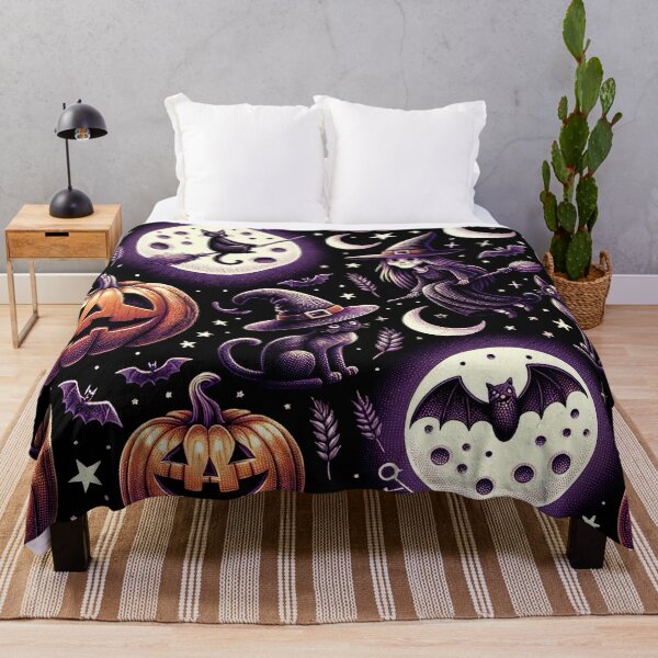 Artikelvorschau, Spooky Halloween Pattern - Embrace the Eerie entworfen und verkauft von The-Library.
