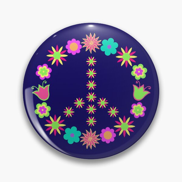 Item preview, Flower Power Peace Sign designed and sold by shotsfromthehip.