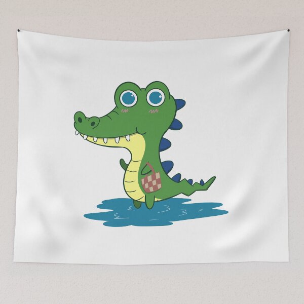 Item preview, Cute Crocodile: Charming Reptilian Friend designed and sold by ngness.