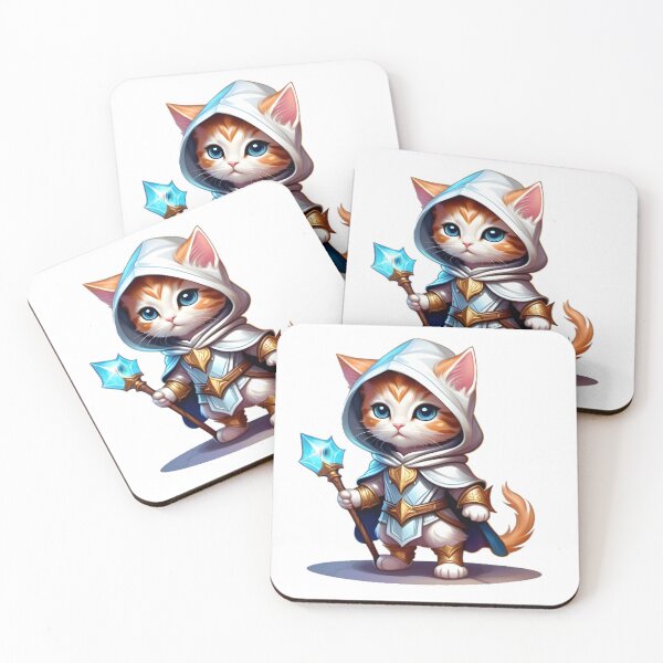 Item preview, Cleric Kitty is ready for battle designed and sold by MineCats.