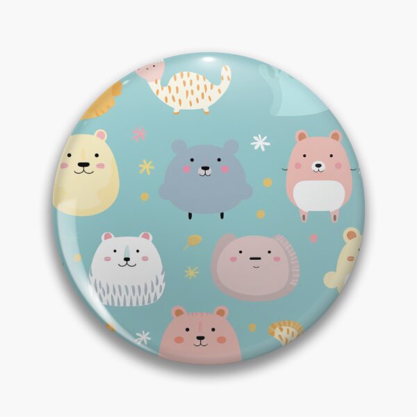 Item preview, Animal Playland: Cute Animal Repeating Background for Kids designed and sold by catofnimes.