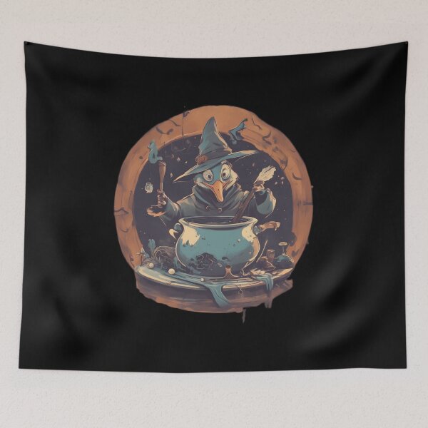 Item preview, Witch goose making potions designed and sold by slothsandducks.