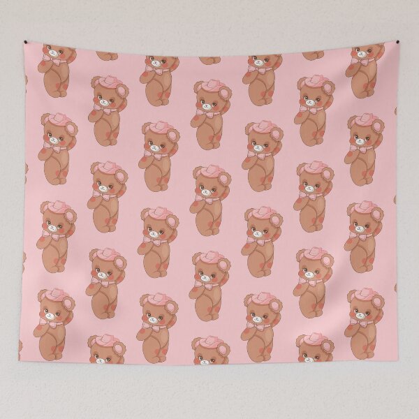 Item preview, Cowgirl Teddy Bear Pattern | Cherub Aesthetic  | Cowboy  designed and sold by KittyStrand.