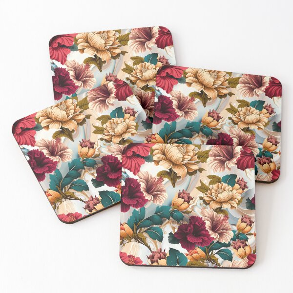 Item preview, hibiscus pattern designed and sold by Ararat Shahinyan.