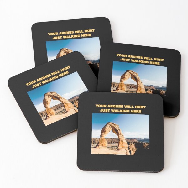 Item preview, Your Arches Will Hurt Just Walking Here designed and sold by ZepoPublishing.