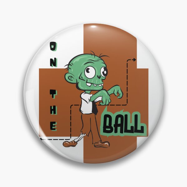 Item preview, On The Ball Zombie Office Man Humorous Halloween designed and sold by 3dozecreations.