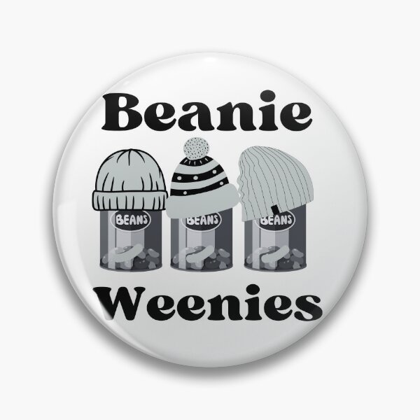 Item preview, Beenie Weenies in Beanies Black and White designed and sold by FriedHoneybee.