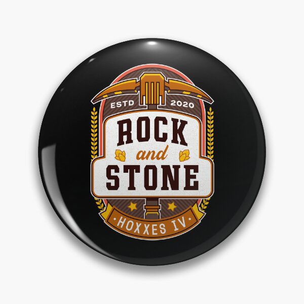 Item preview, Rock And Stone Emblem designed and sold by Lagelantee.