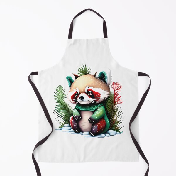 Item preview, Cute winter red panda designed and sold by EdeniaArtStudio.