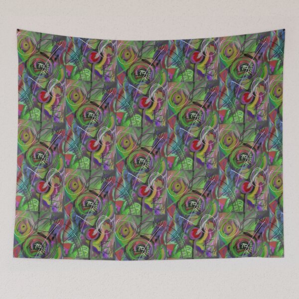 Item preview, Colourful abstract designed and sold by Matt Corrigan.
