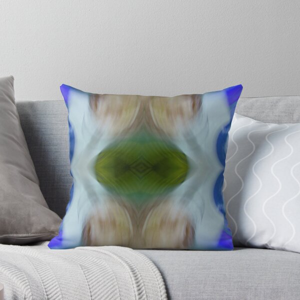 Item preview, Glass Glorious Flowing Blown Glass Rich Blue Grey designed and sold by SpiritGifts.