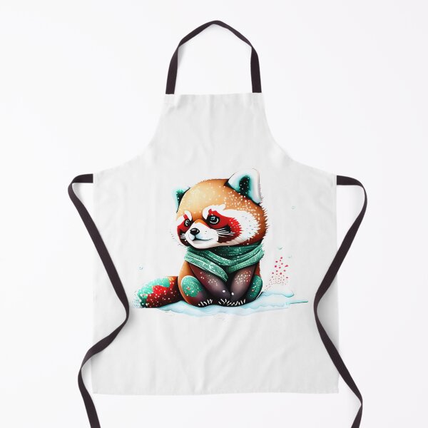 Item preview, Cute winter red panda designed and sold by EdeniaArtStudio.