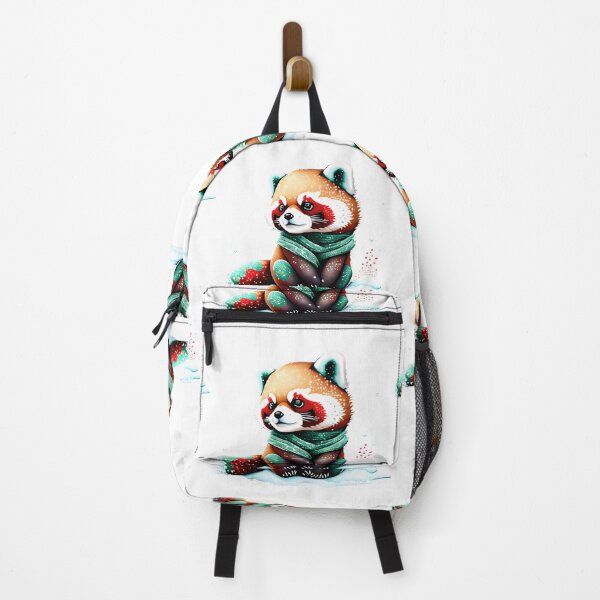 Item preview, Cute winter red panda designed and sold by EdeniaArtStudio.
