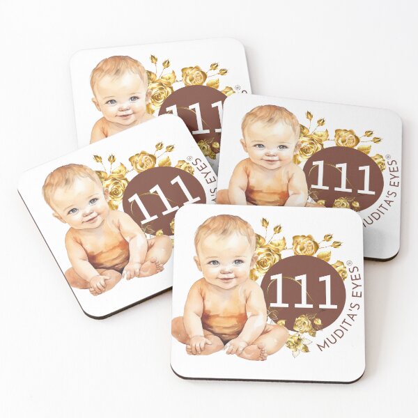 Item preview,  Classic Twin Flame Baby 111  Sticker designed and sold by MuditasEyes.