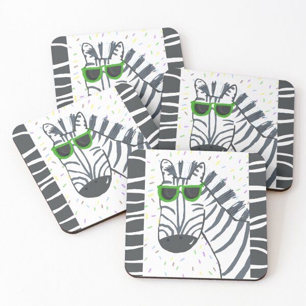 Item preview, Funny Zebra With Sprinkles By Artist Carla Daly designed and sold by Carla Daly.