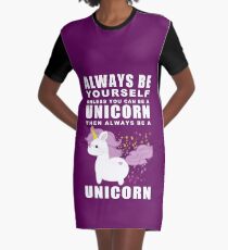 Always - Unicorn Graphic T-Shirt Dress